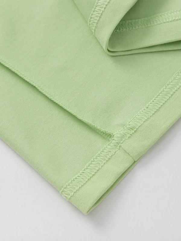 Balabala Children's Clothing Boy Long-sleeved T-shirt lit. false Two Pieces Inner 2025 Spring New Top Yellow Green Hot