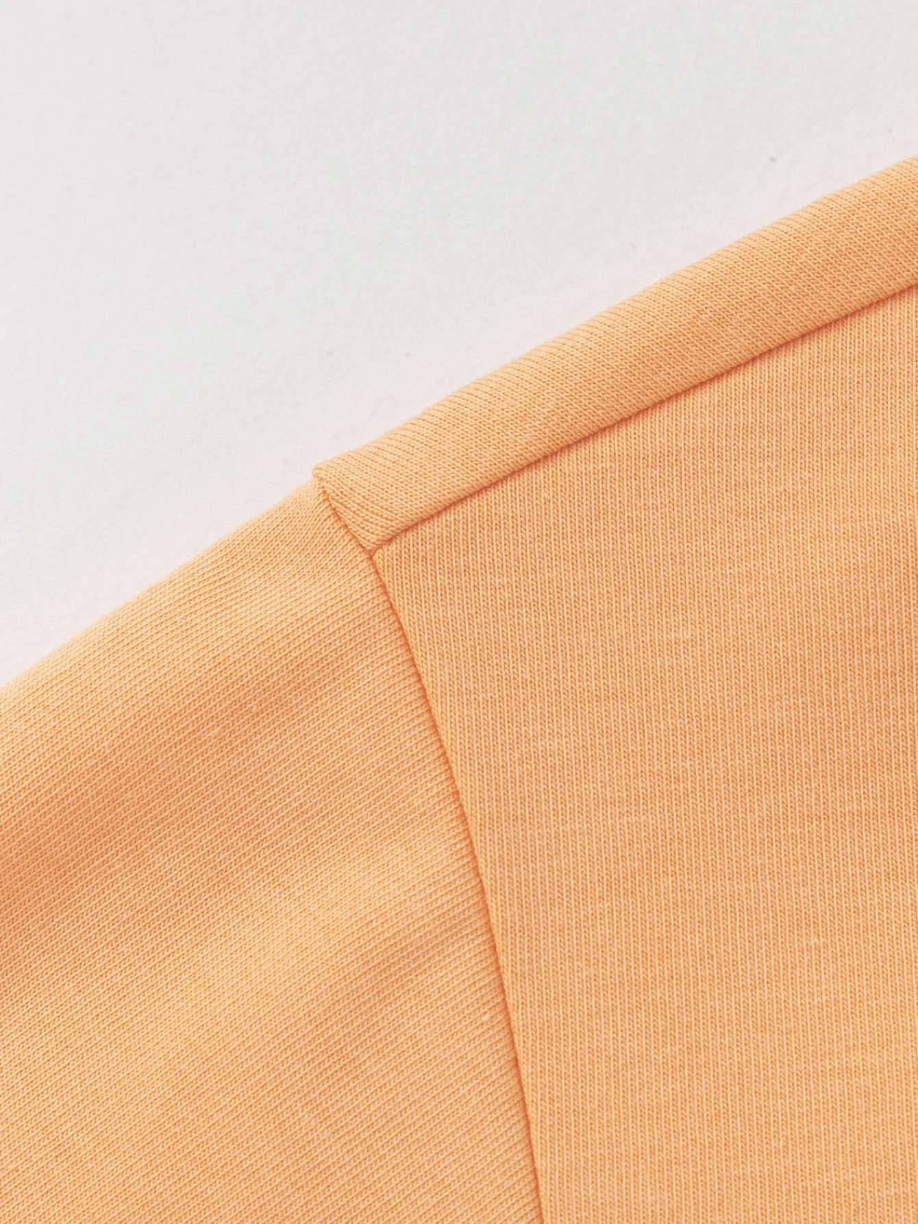 Balabala Children's Clothing Boys' Long Sleeve T-Shirt Lining 2025 Spring New Style Top Orange Online