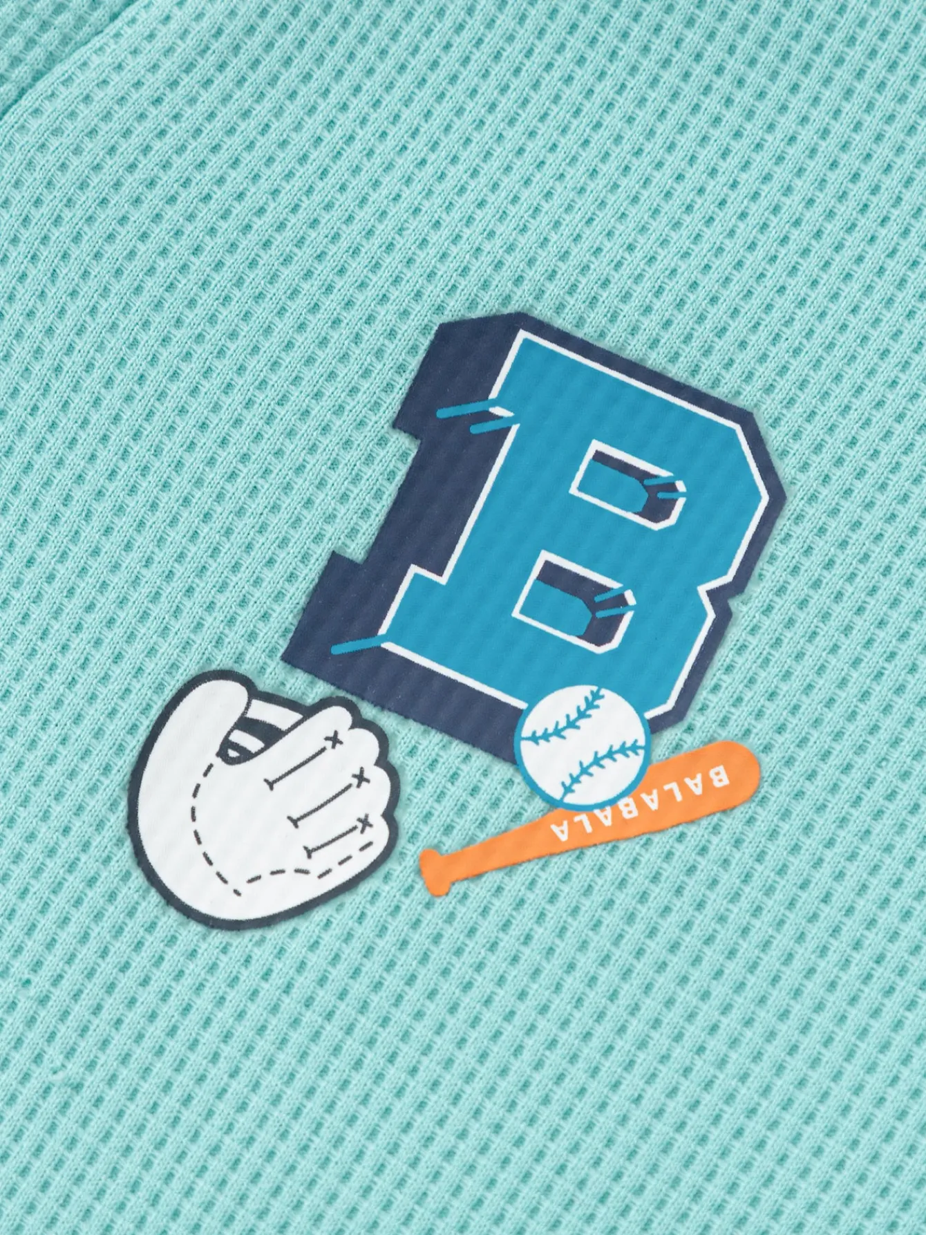 Balabala Children's Clothing Boys' Long Sleeve T-Shirt Lining 2025 Spring New Style Top Blue Green Flash Sale