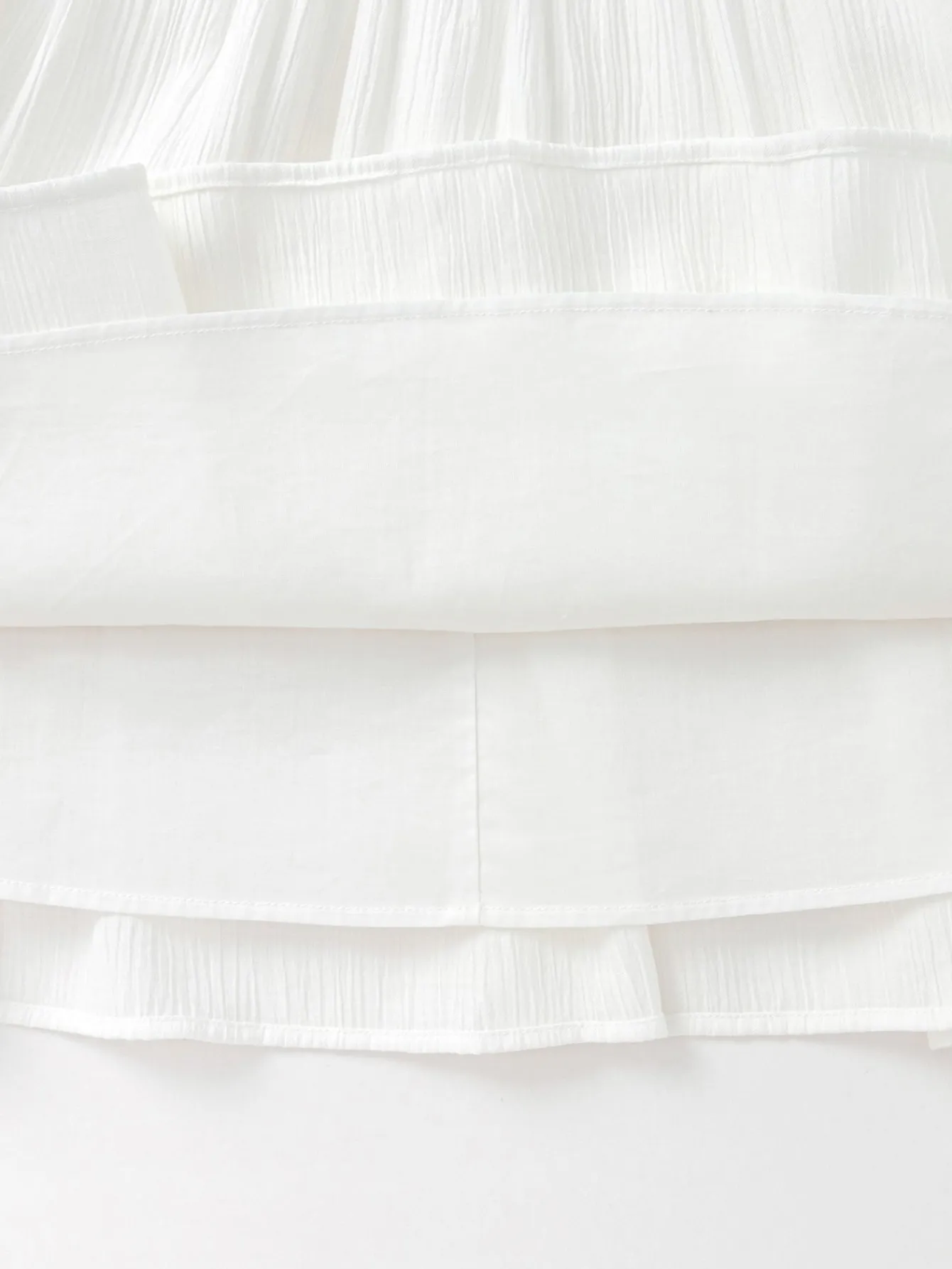 Balabala Children's Dress Toddler Girls 2025 Spring New Arrival Fake Two-Piece Dress Literary Raw White Clearance