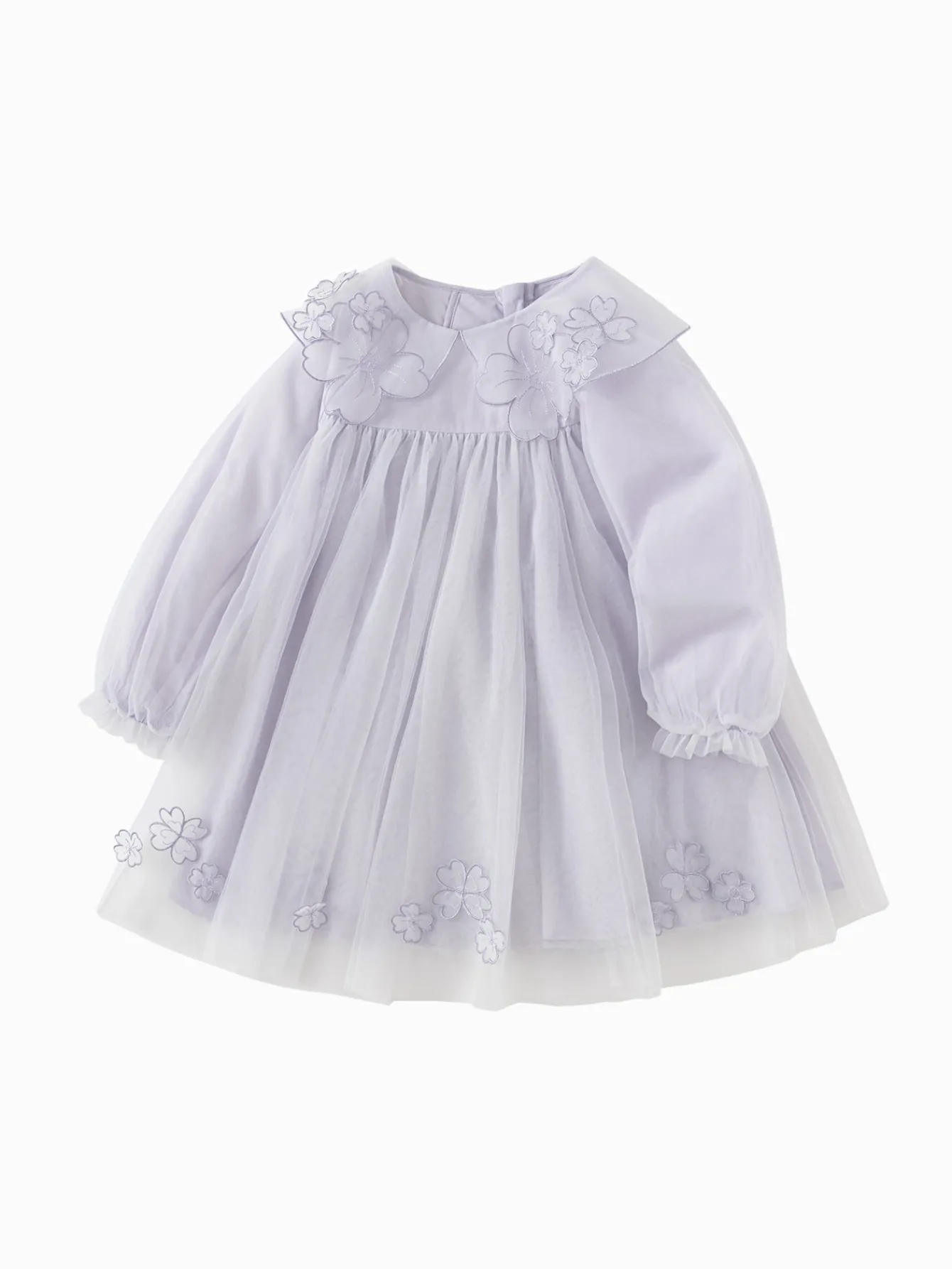 balabala_childrens_dress_toddler_girls_highwaist_tulle_skirt__spring_new_arrival_dress_0.webp Balabala Children's Dress Toddler Girls High-Waist Tulle Skirt 2025 Spring New Arrival Dress Purple Clearance