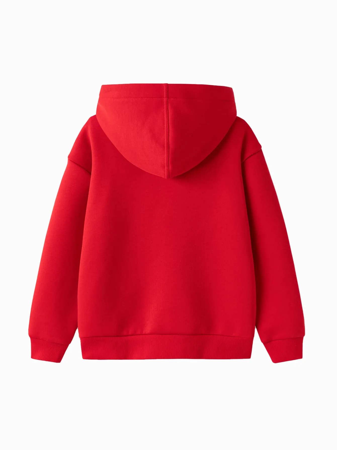 Balabala children's long-sleeved sweater girls 2024 winter new hooded love New Year red tops Chinese Red Shop