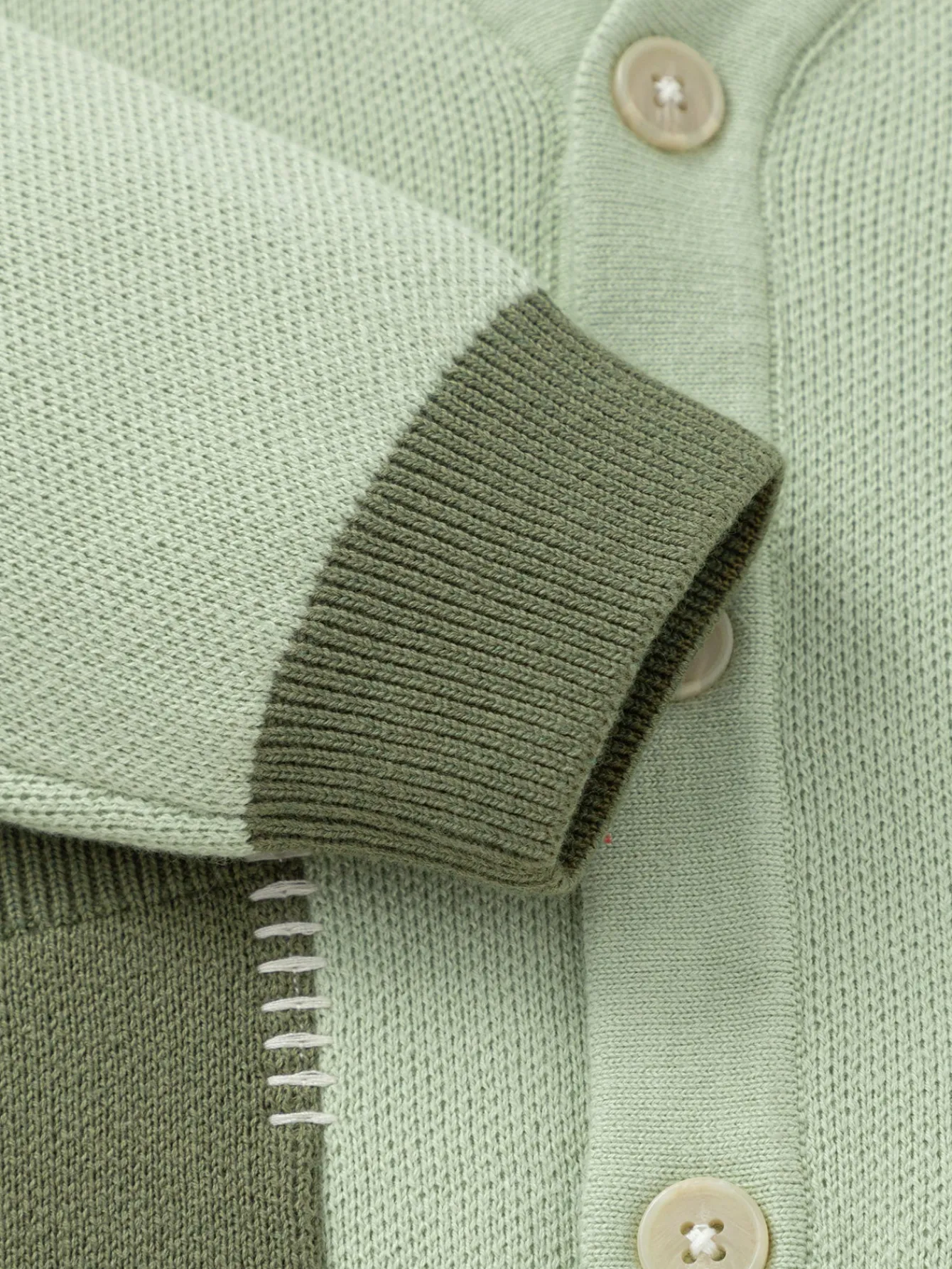 Balabala children's sweater V-neck knitted sweater Toddler Boys clothing 2025 spring new style open sweater Pink Green Cheap