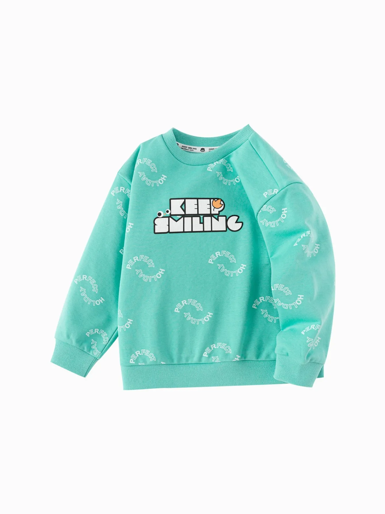 Balabala Children's Sweatshirt Boys' Inner Wear 2025 Spring New Printed Top Green Cheap