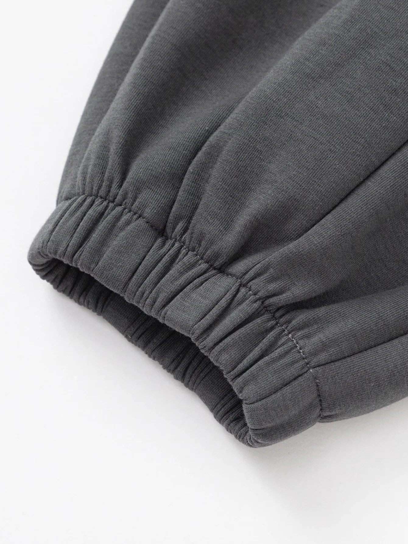 Balabala Children's Trousers Boys' Knitted Drawstring Trousers 2025 Spring New Knit Pants Dark Gray Shop