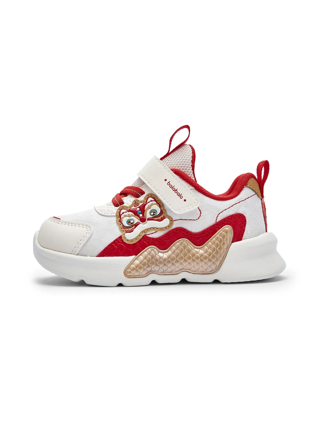 balabala_childrens_walking_shoes_boys_girls__spring_new_soft_nonslip_new_years_eve_shoes_1.webp Balabala children's walking shoes boys girls 2025 spring new soft non-slip New Year's Eve shoes White Red Sale