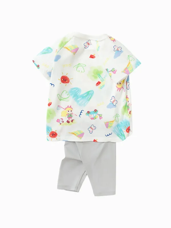 Balabala fashion sweet short-sleeved suit 2-8 years Cheap