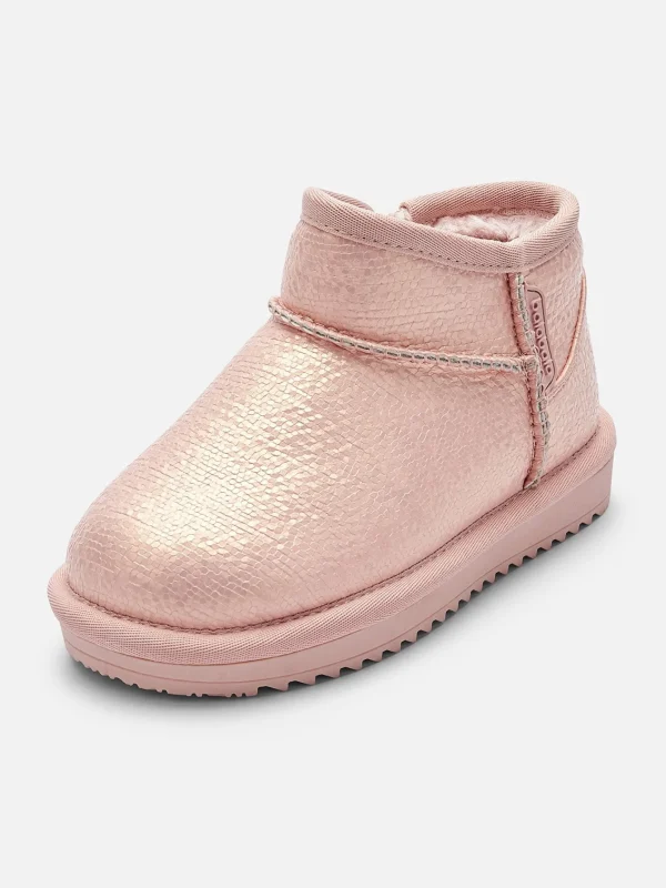 Balabala Girl Baby Toddler and Kids Water-Repellent Low-Top Plush Snow Boots Sale