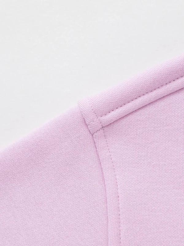 Balabala Kids Basic Embroidery Hoodie Purplish Red Best Sale