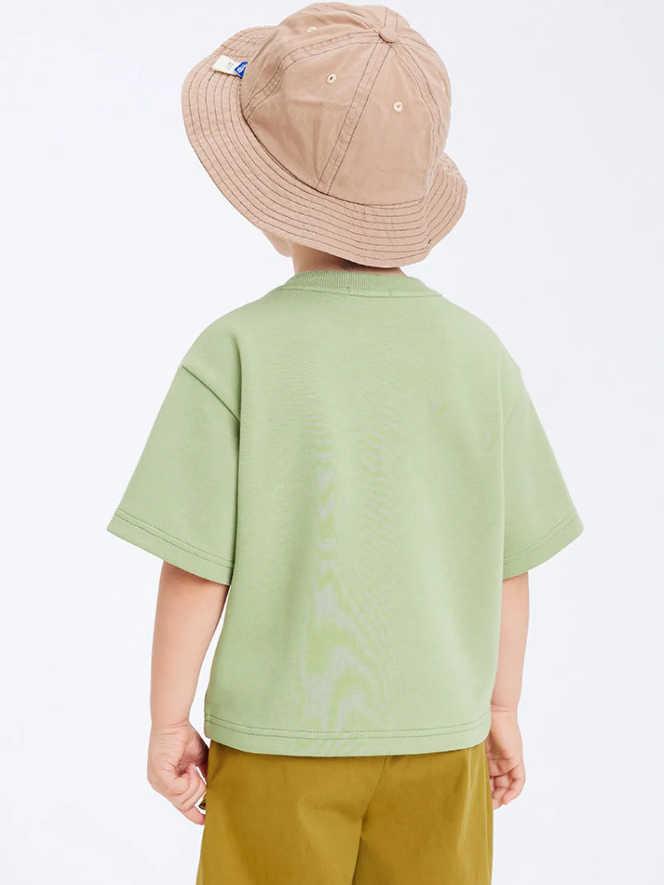 Balabala Kids Boy 100% Cotton Dinosaur Rounded V-Neck Short Sleeve T-Shirt 7-14 Years Sale