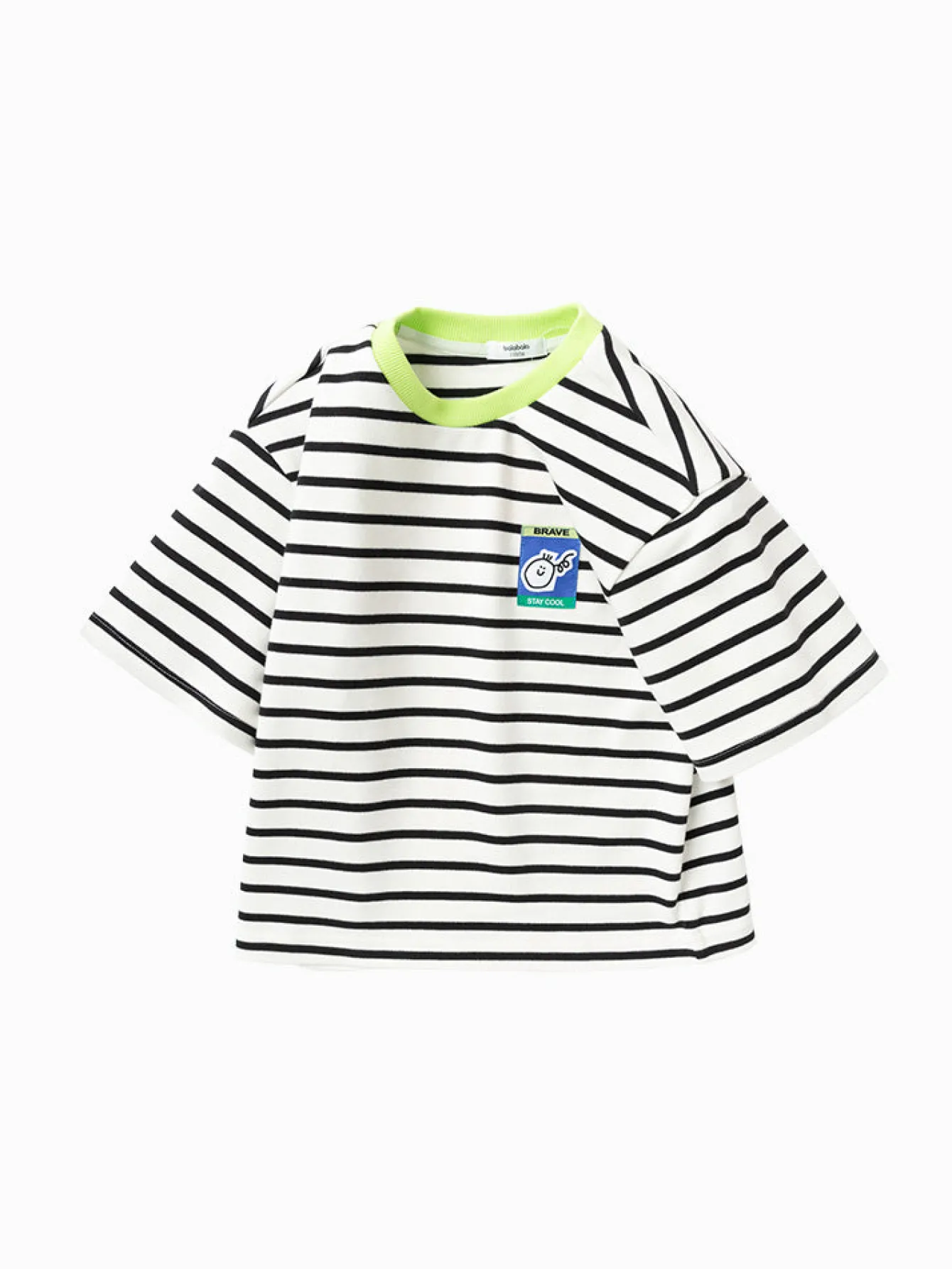 Balabala Kids Boy 100% Cotton Dinosaur Rounded V-Neck Short Sleeve T-Shirt 7-14 Years Sale