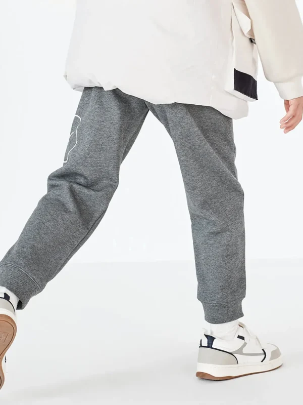 Balabala Kids Boy Basic Jogging Pants Gray Hue Sale