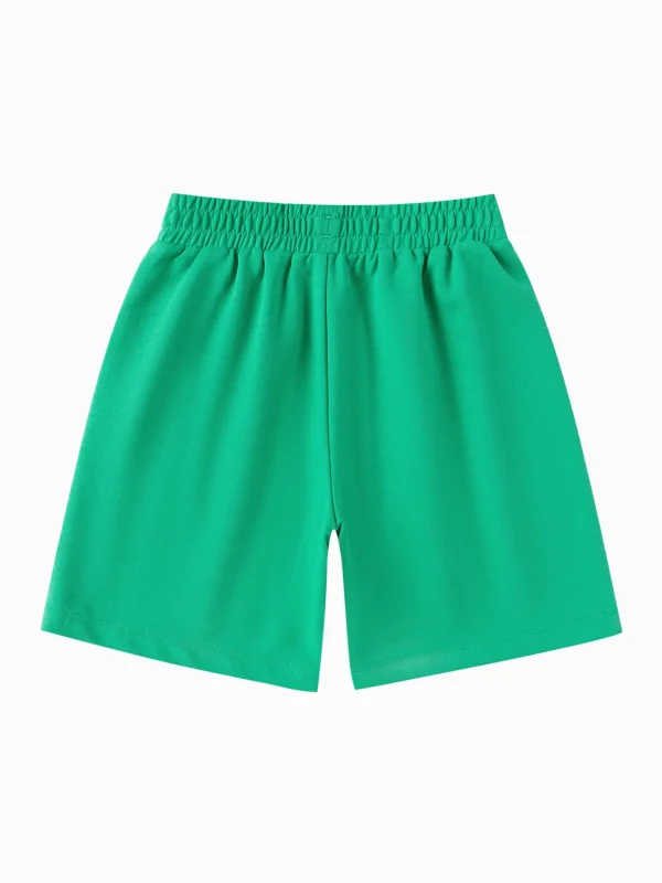 Balabala Kids Boy Basic Style Knitted Mid-Length Pants Discount