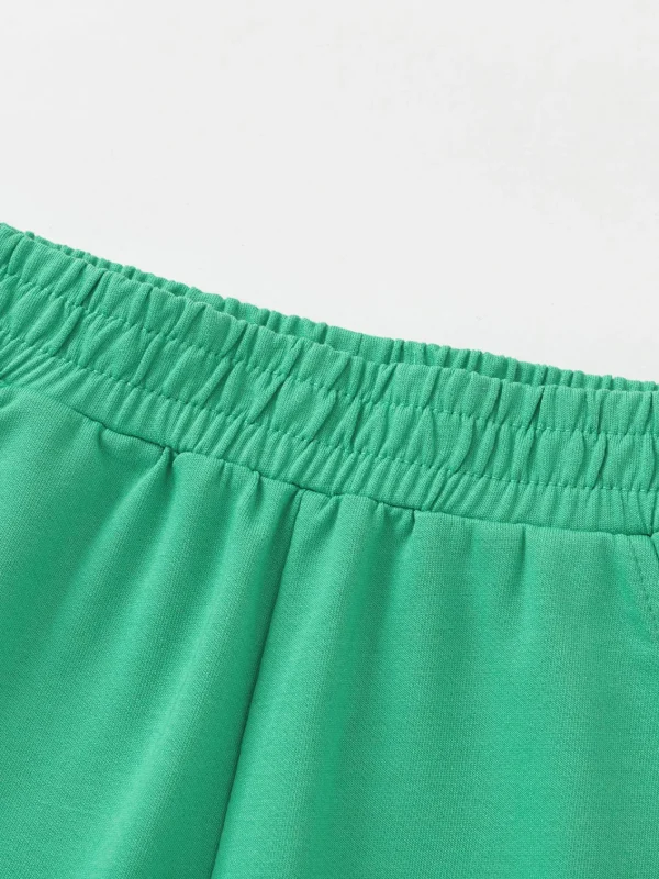 Balabala Kids Boy Basic Style Knitted Mid-Length Pants Discount