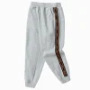 Balabala Kids Boy Contrast Color Ribbon Knitted Trousers 7-14 Years Flash Sale