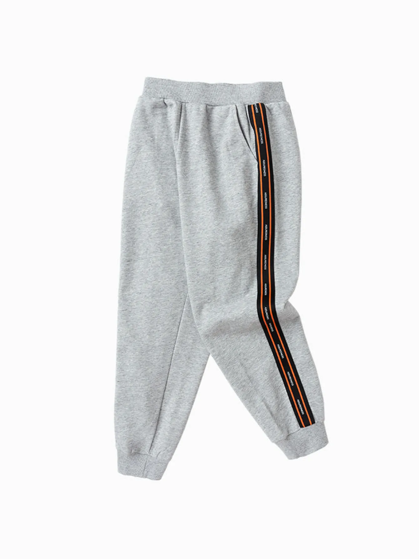 Balabala Kids Boy Contrast Color Ribbon Knitted Trousers 7-14 Years Flash Sale