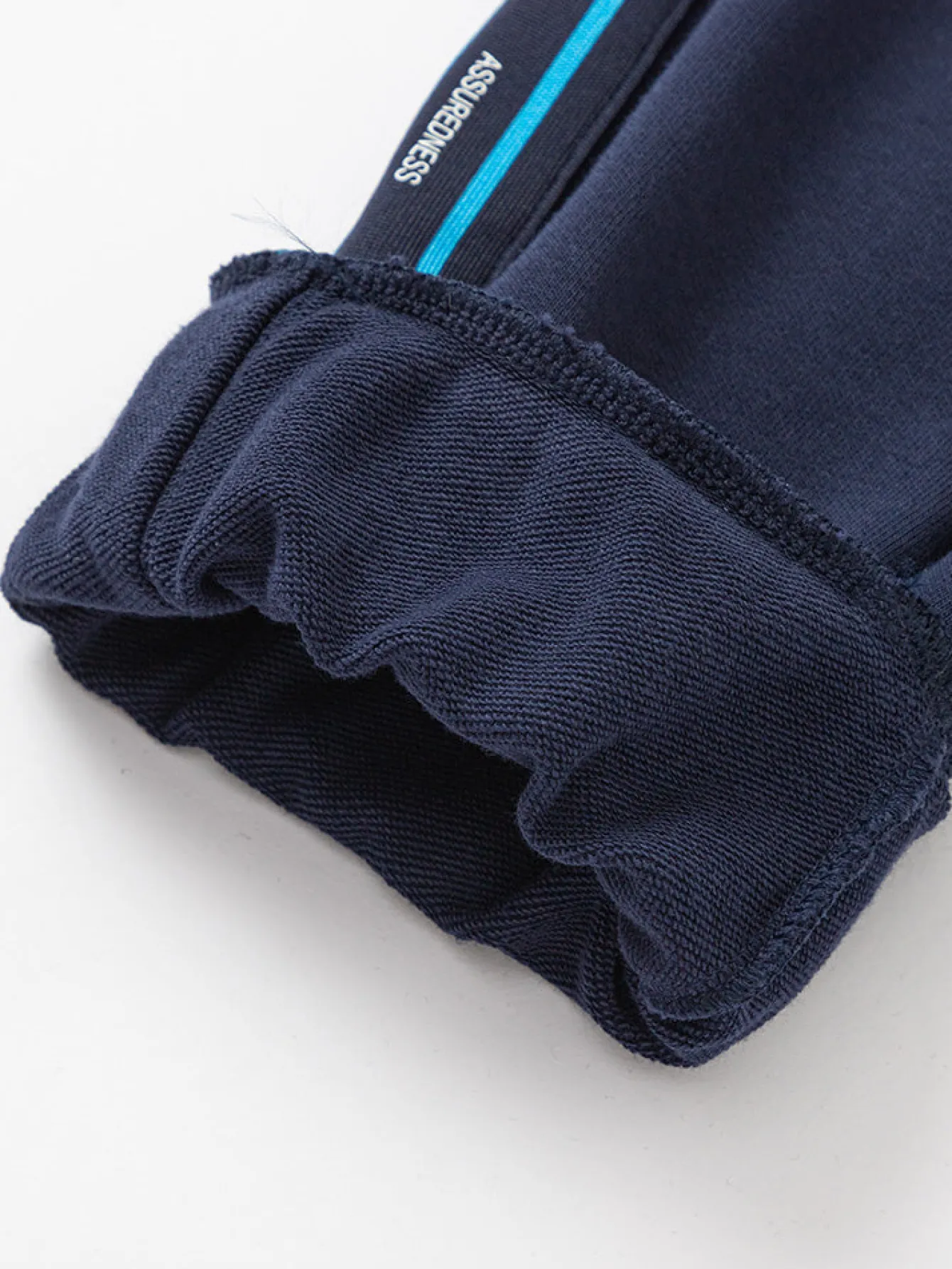 Balabala Kids Boy Contrast Color Ribbon Knitted Trousers 7-14 Years Flash Sale