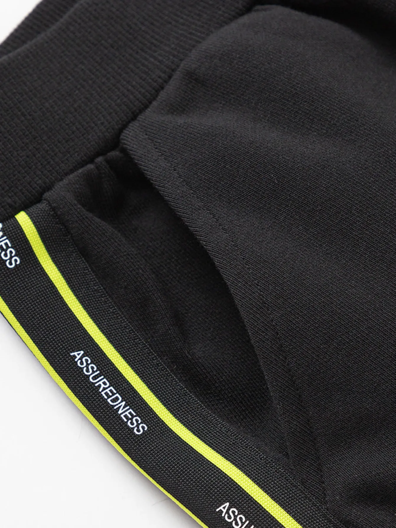 Balabala Kids Boy Contrast Color Ribbon Knitted Trousers 7-14 Years Flash Sale