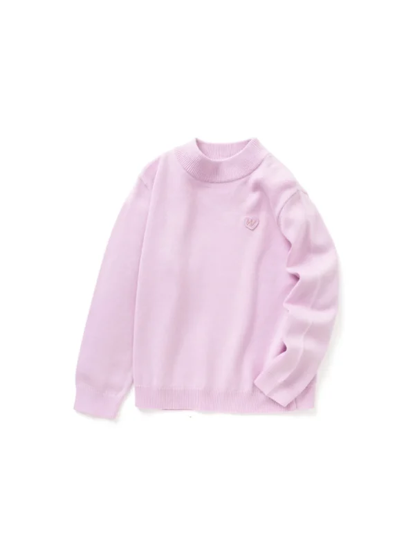 Balabala Kids Boy Long Sleeves Crew Neck Sweater Purplish Red Best