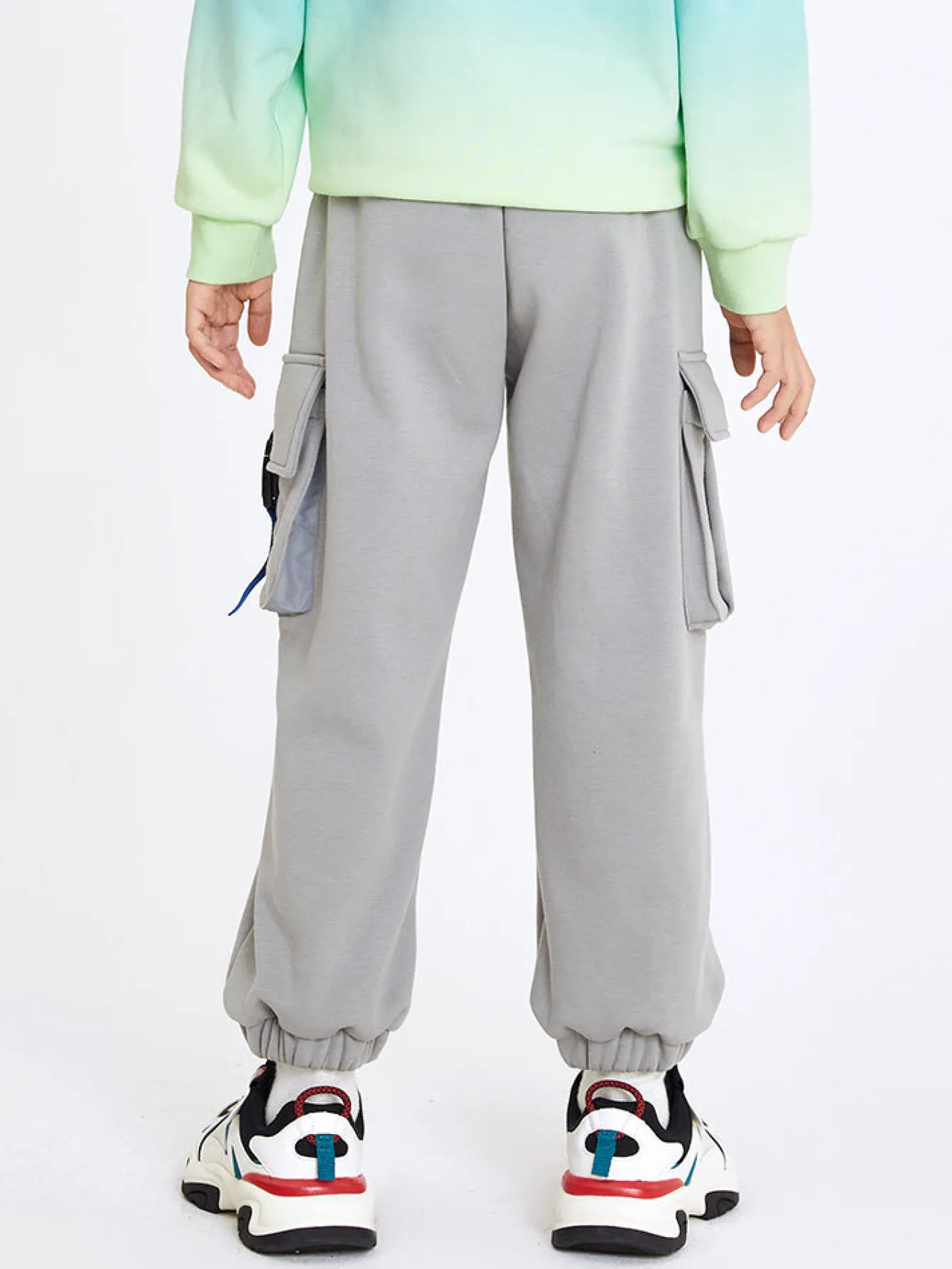 Balabala Kids Boy Solid Color Knit Trousers 7-14 Years Shop