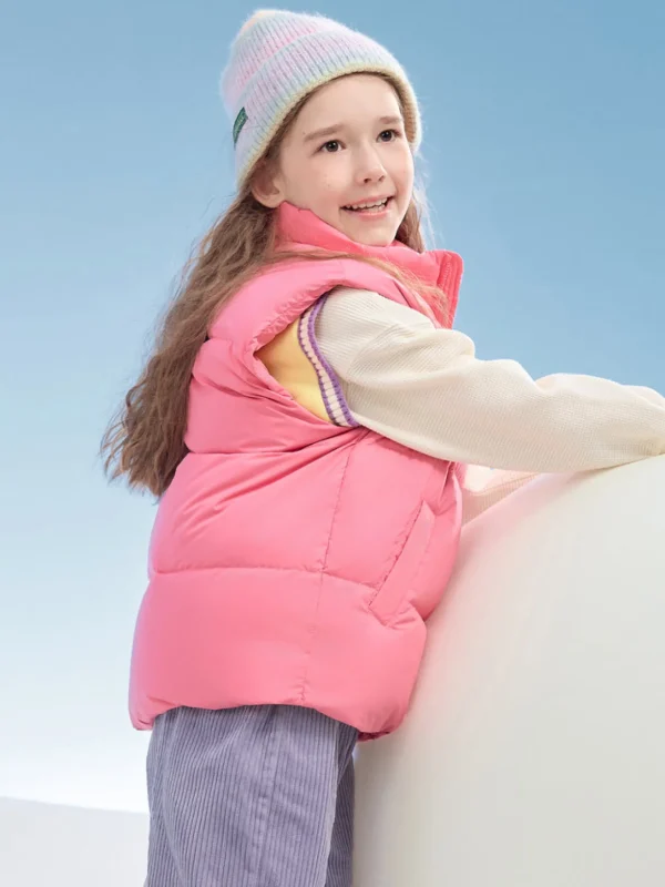 Balabala Kids Classical Warm Vest Rose Sale