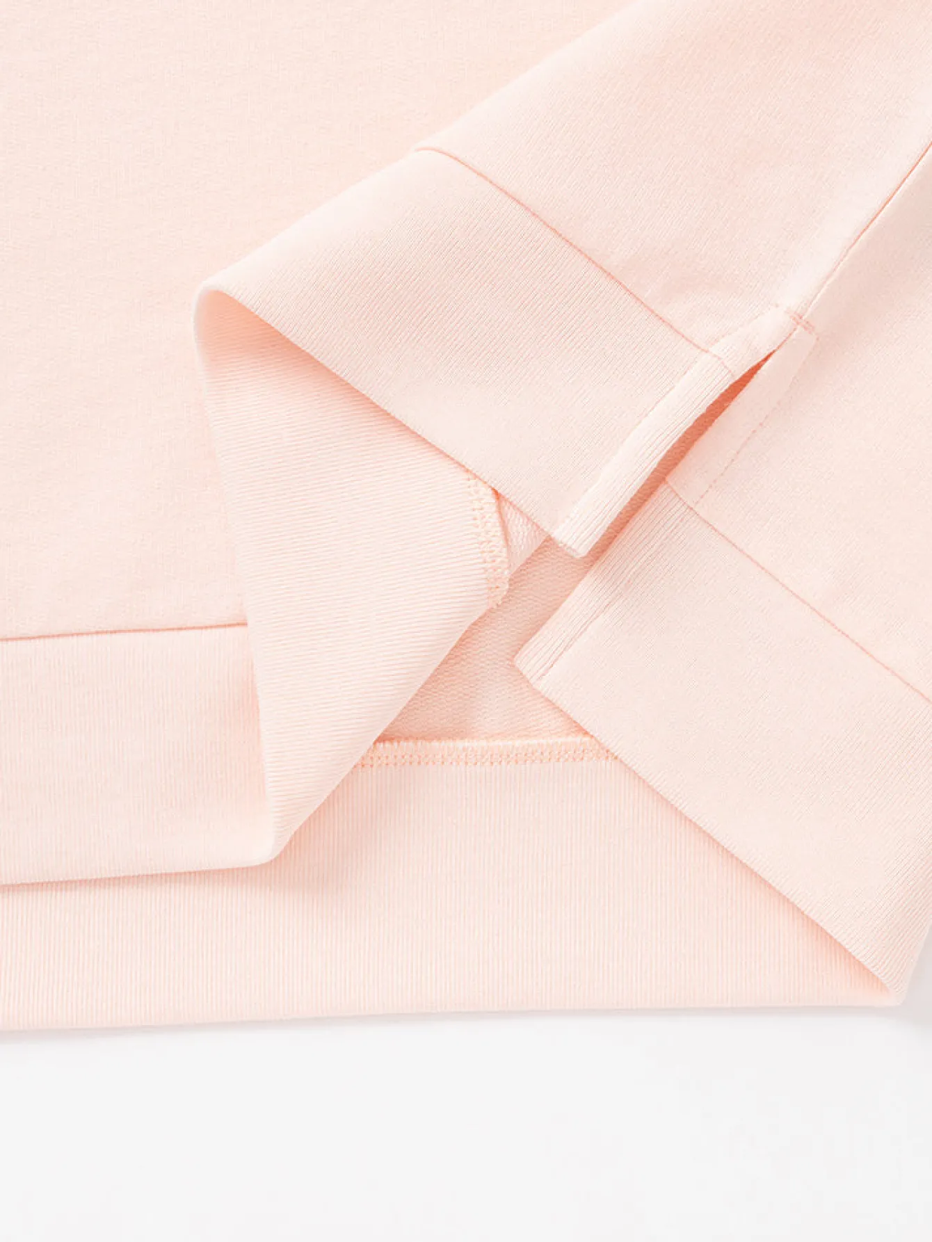 Balabala Kids Girl Contrast Patched Rounded V-Neck Long Sleeve T-Shirt 7-14 Years Cheap