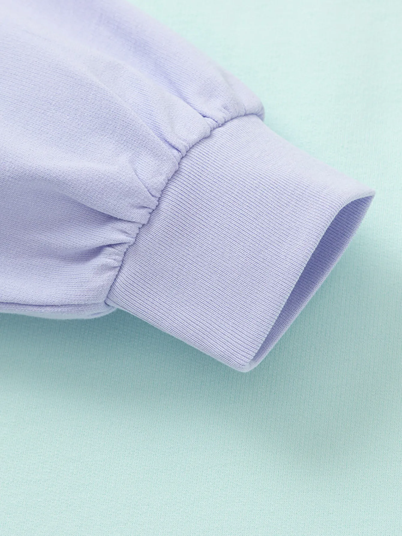 Balabala Kids Girl Contrast Patched Rounded V-Neck Long Sleeve T-Shirt 7-14 Years Cheap