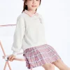 Balabala Kids Girl Contrast Patchwork Long Sleeve Woven Set 7-14 Years Best Sale