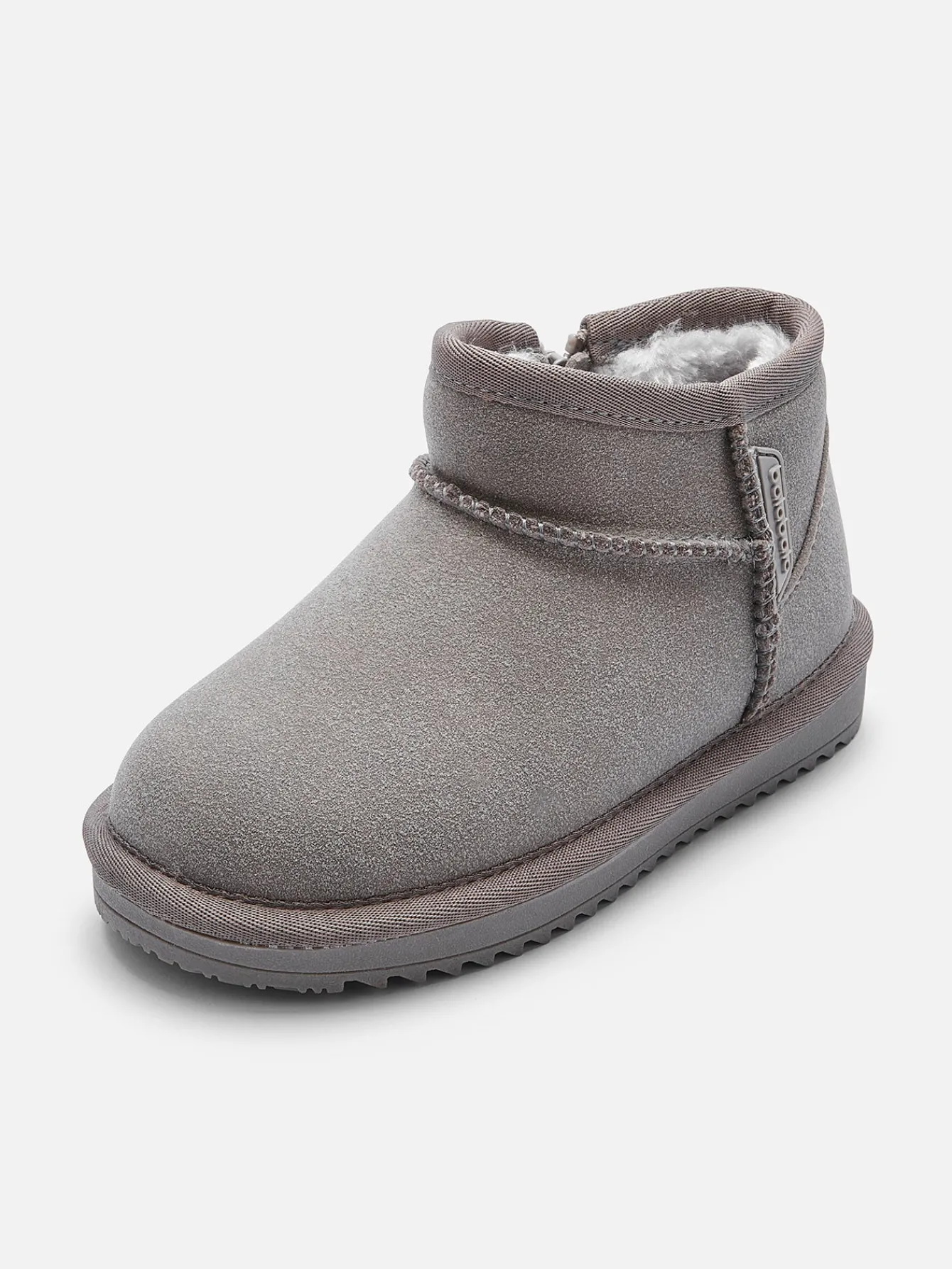 Balabala Kids Suede Winter Snow Boots, Classic Zip Up Warm Fur Mini Snow Boots for Toddler Boys Girls Best Sale