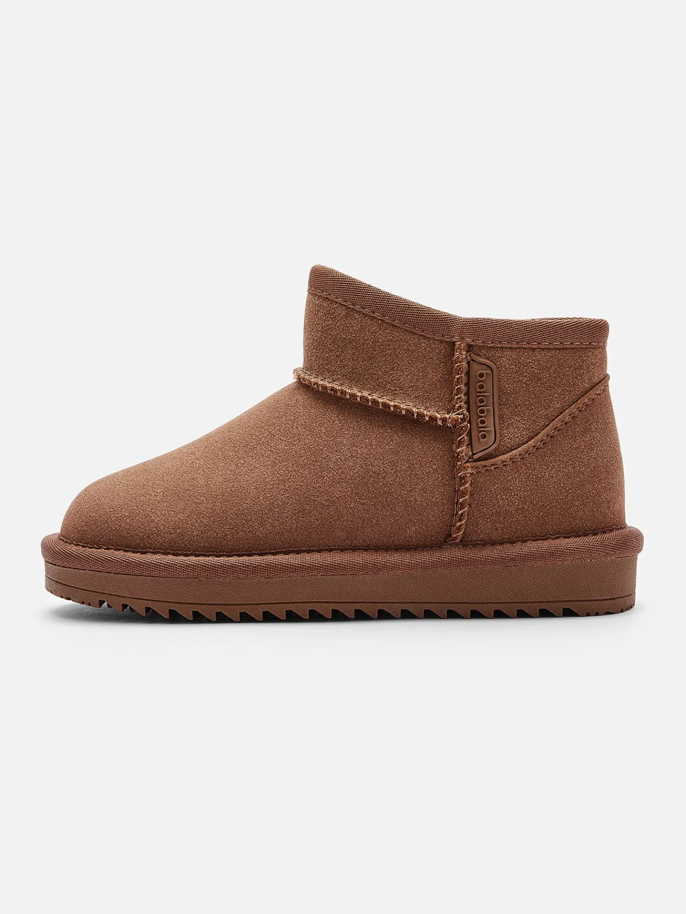 Balabala Kids Suede Winter Snow Boots, Classic Zip Up Warm Fur Mini Snow Boots for Toddler Boys Girls Best Sale