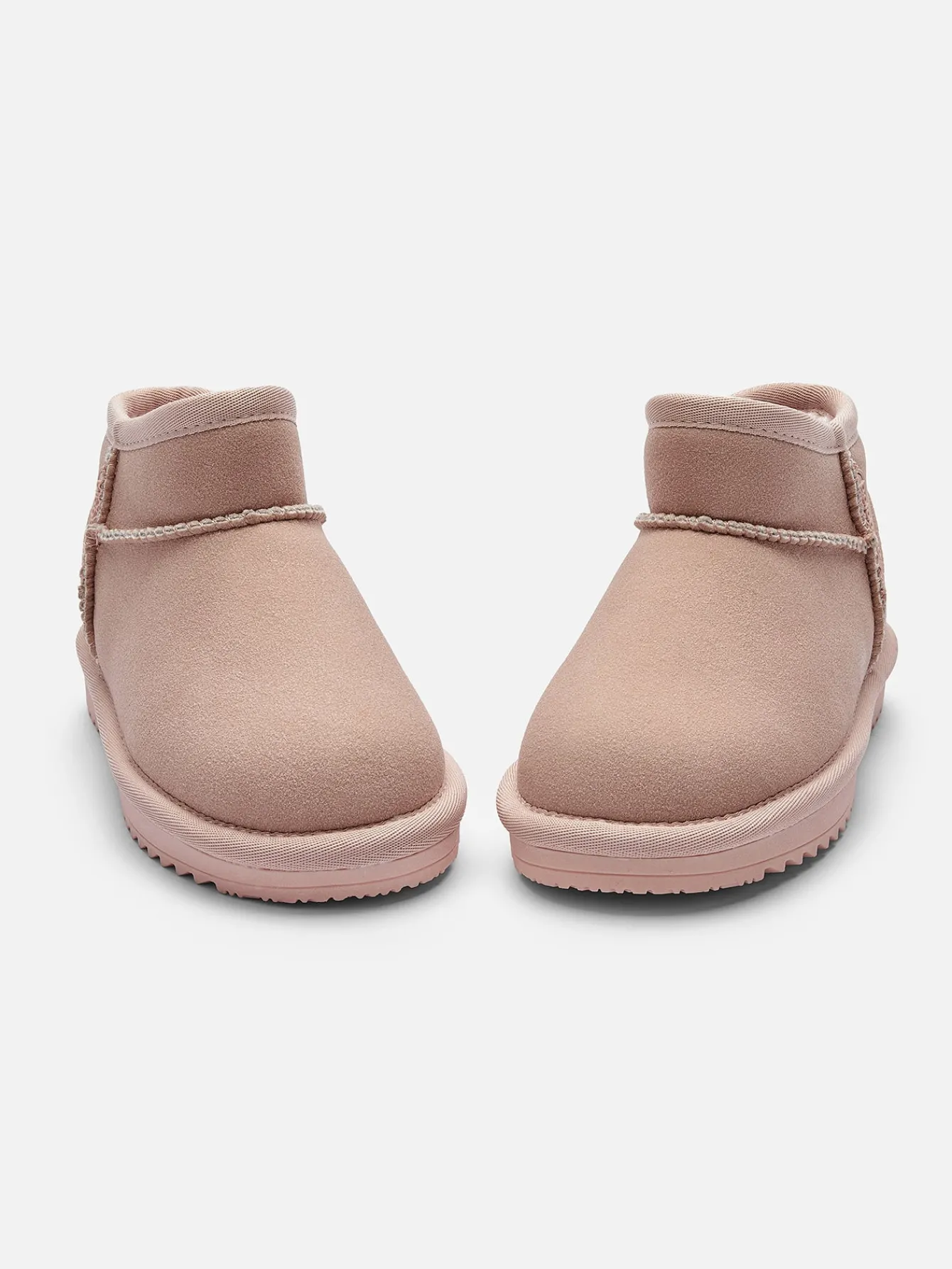 Balabala Kids Suede Winter Snow Boots, Classic Zip Up Warm Fur Mini Snow Boots for Toddler Boys Girls Best Sale