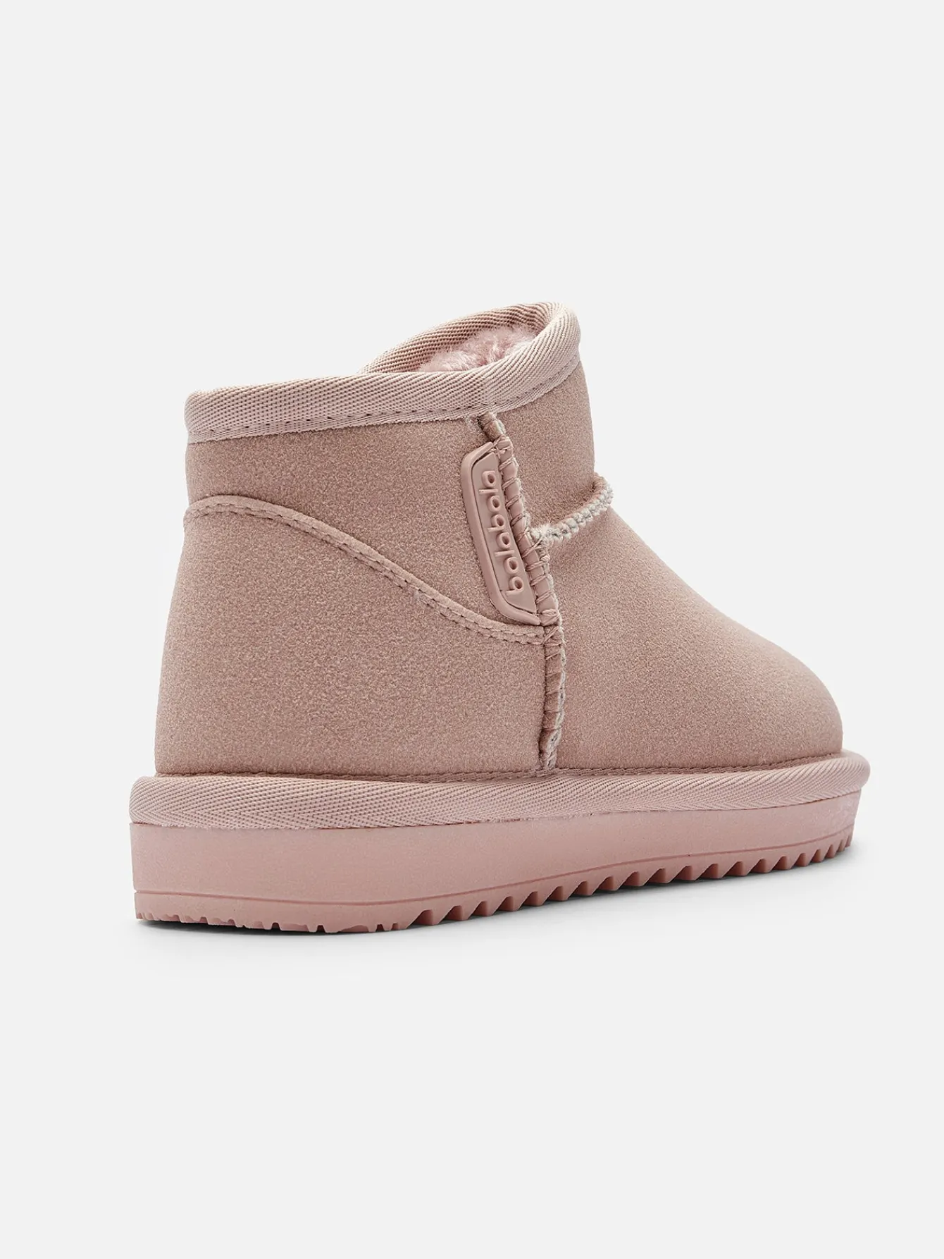 Balabala Kids Suede Winter Snow Boots, Classic Zip Up Warm Fur Mini Snow Boots for Toddler Boys Girls Best Sale