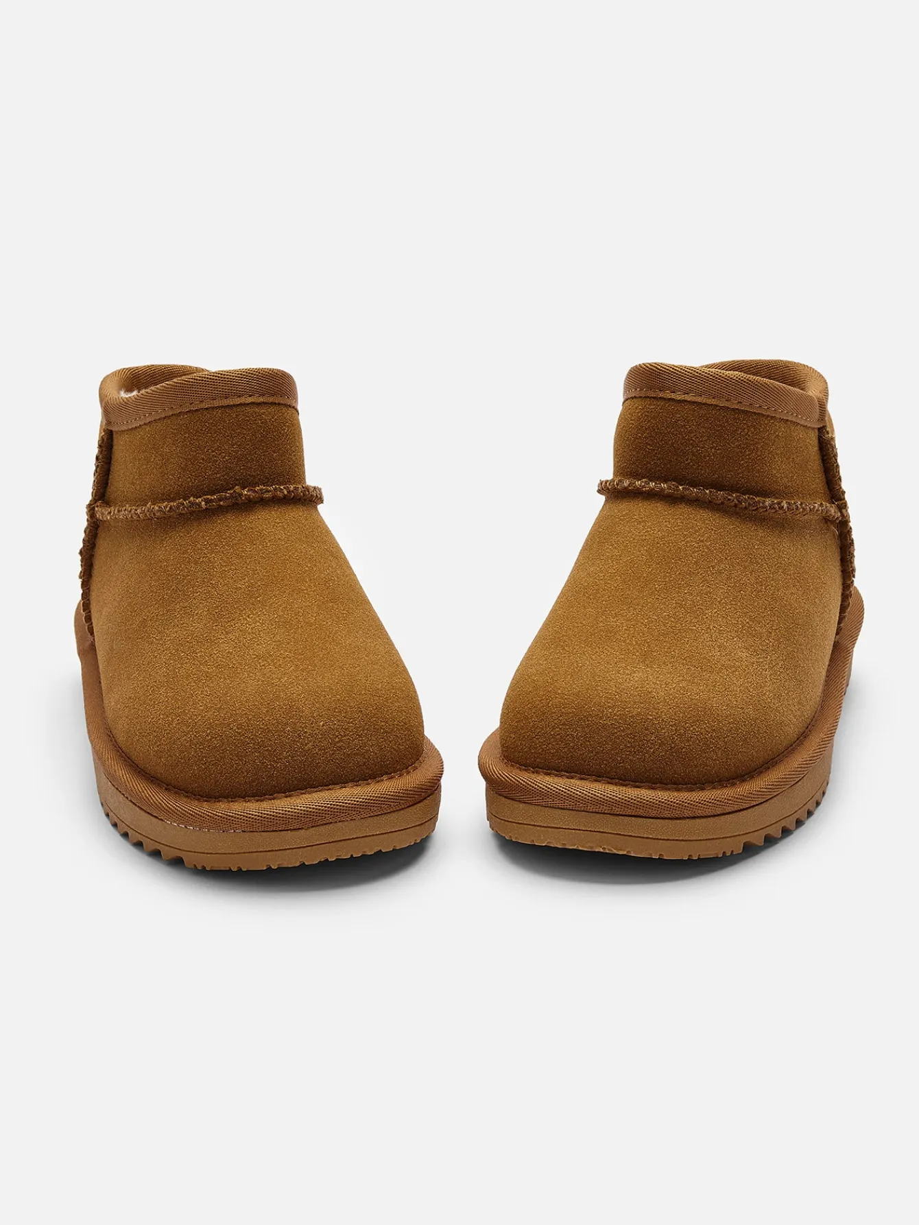 Balabala Kids Suede Winter Snow Boots, Classic Zip Up Warm Fur Mini Snow Boots for Toddler Boys Girls Best Sale