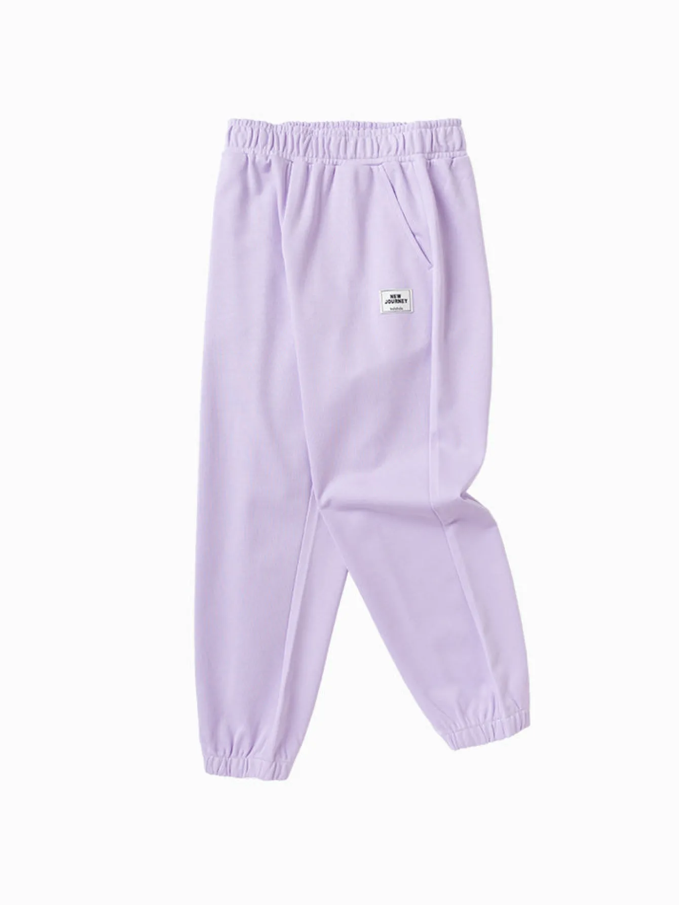 Balabala Kids Unisex Solid Color Knit Trousers 7-14 Years Best Sale