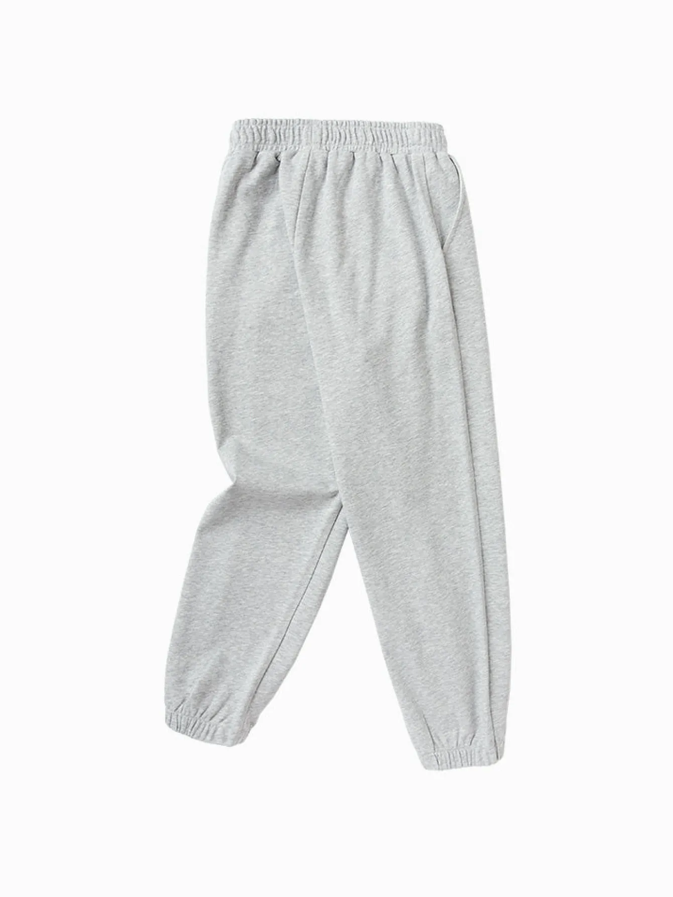 Balabala Kids Unisex Solid Color Knit Trousers 7-14 Years Best Sale