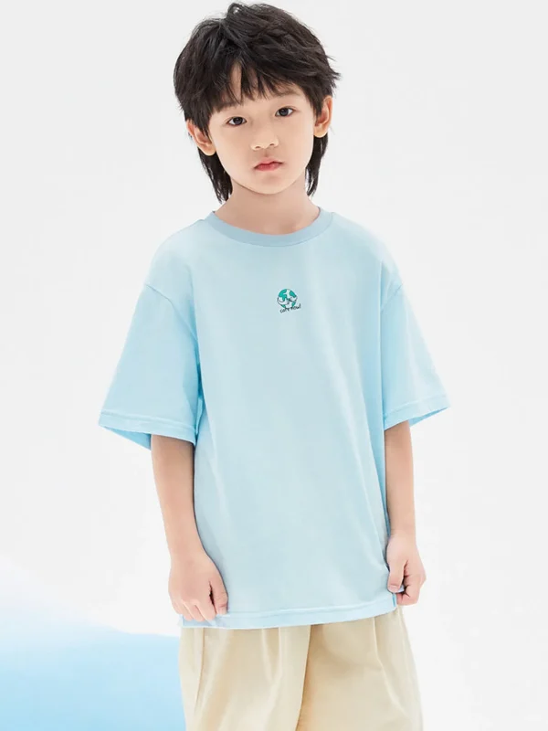Balabala loose cotton short-sleeved T-shirt 7-14 years Best Sale