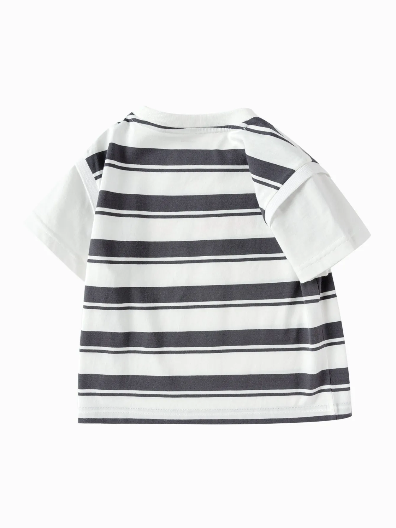 Balabala Toddler Boy Explore Style Round V-Neck Short Sleeve T-Shirt Best