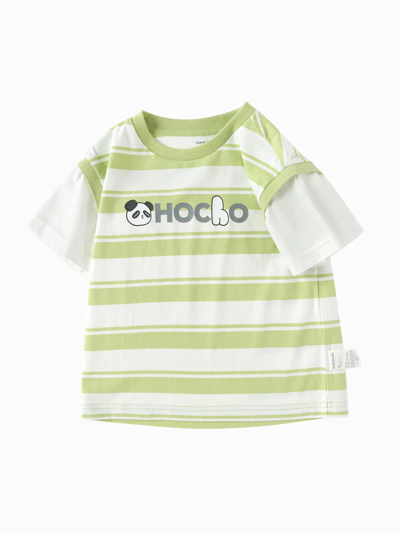 Balabala Toddler Boy Explore Style Round V-Neck Short Sleeve T-Shirt Best