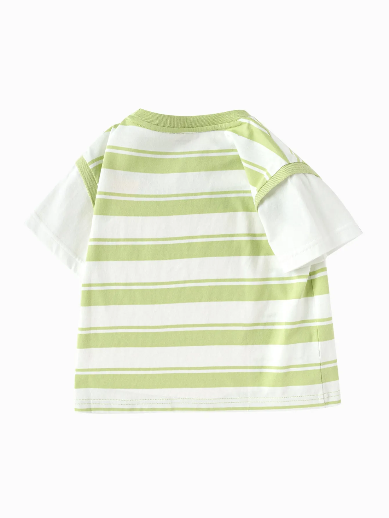 Balabala Toddler Boy Explore Style Round V-Neck Short Sleeve T-Shirt Best