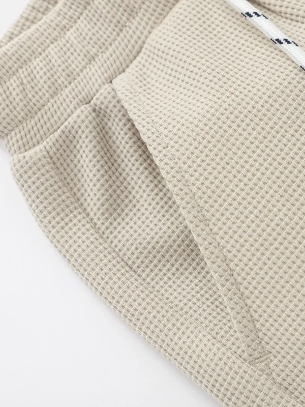 Balabala Toddler Boy Have Fun Style Knitted Mid-Length Pants Fashion