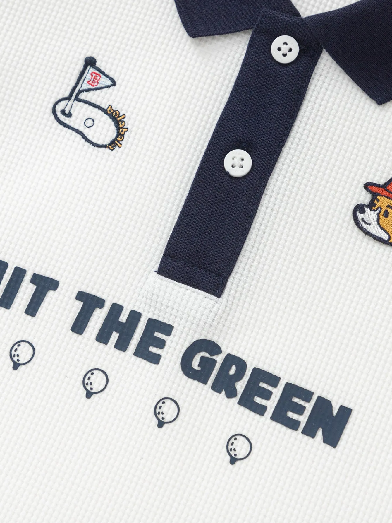 Balabala Toddler Boy Have Fun Style Knitted Short Sleeve Set White Hue Clearance