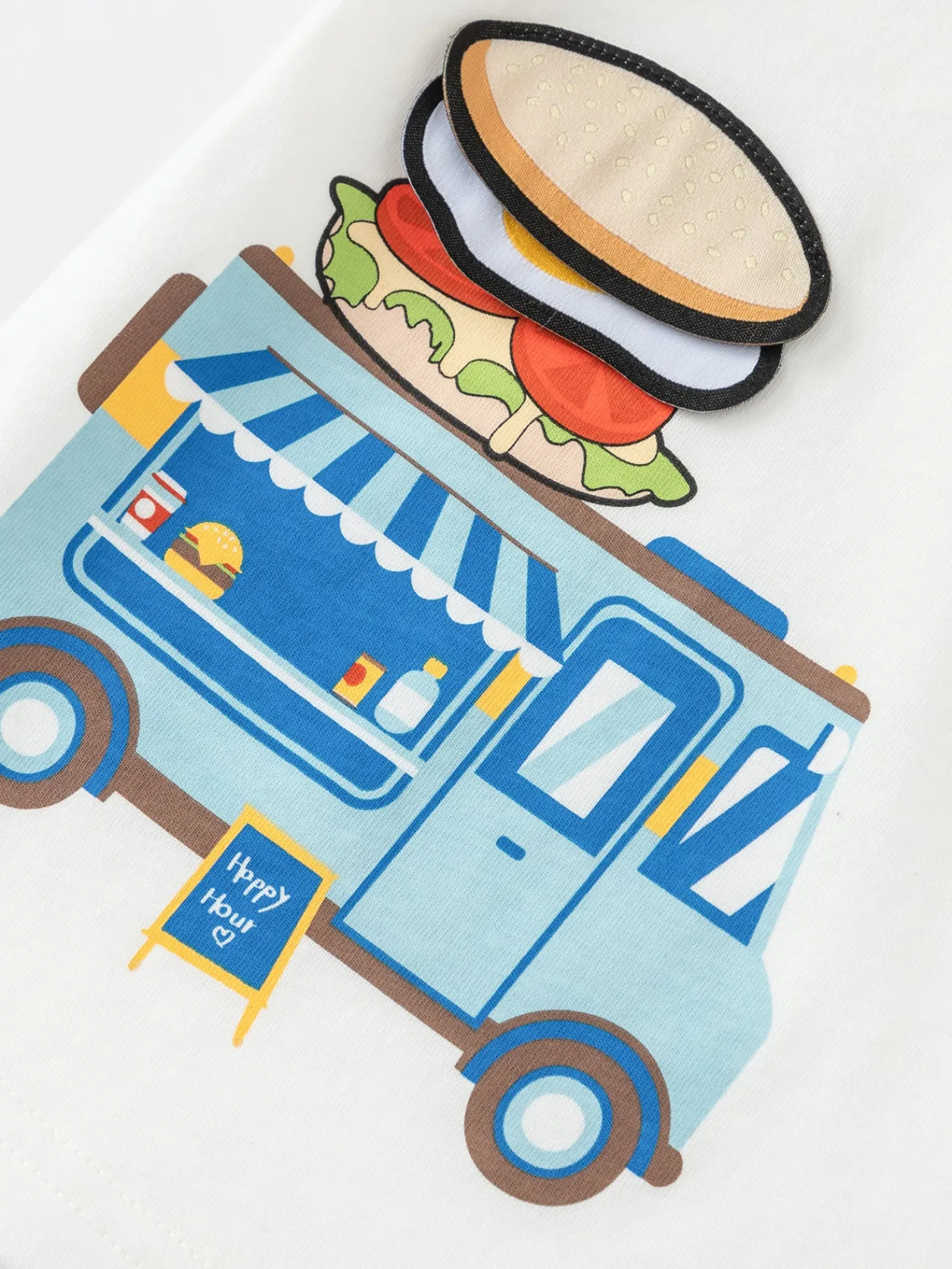 balabala_toddler_boy_have_fun_style_round_vneck_short_sleeve_tshirt_3.webp Balabala Toddler Boy Have Fun Style Round V-Neck Short Sleeve T-Shirt Cheap