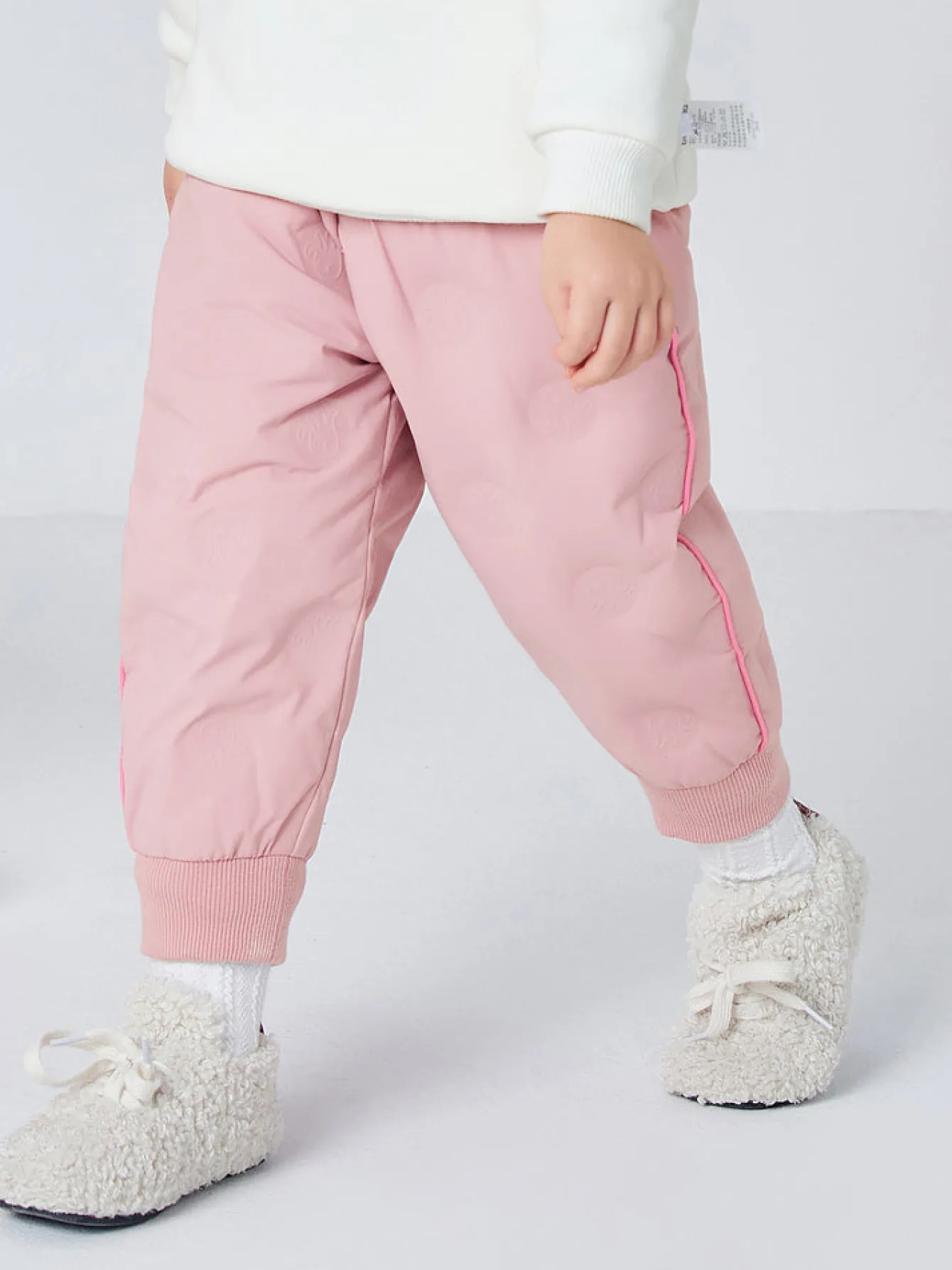 Balabala Toddler Colored Octopus Pattern Comfy Trousers Red Hue Flash Sale