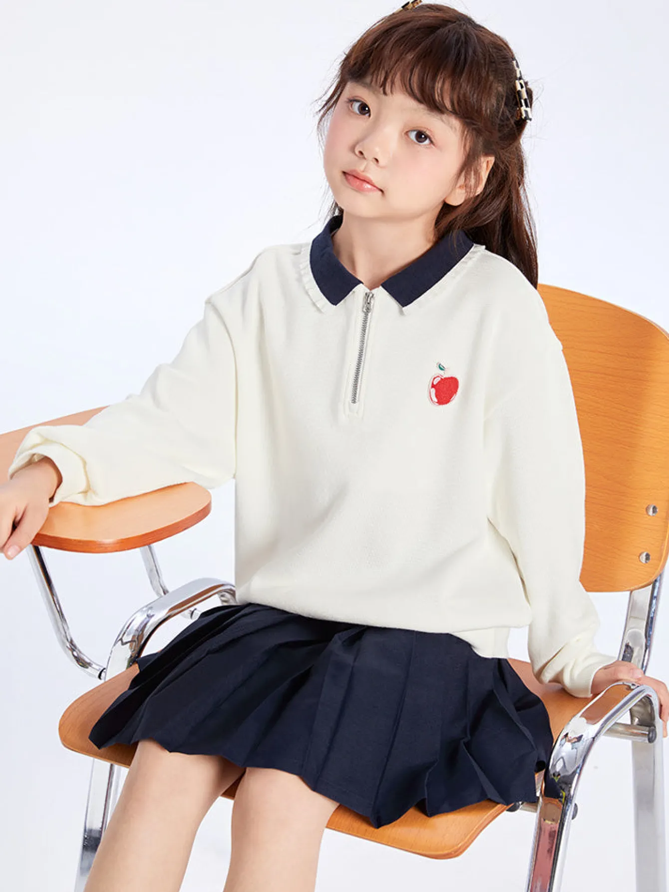 Balabala Toddler Girl Animal Graphic Long Sleeve Knitted Set 2-8 Years Sale