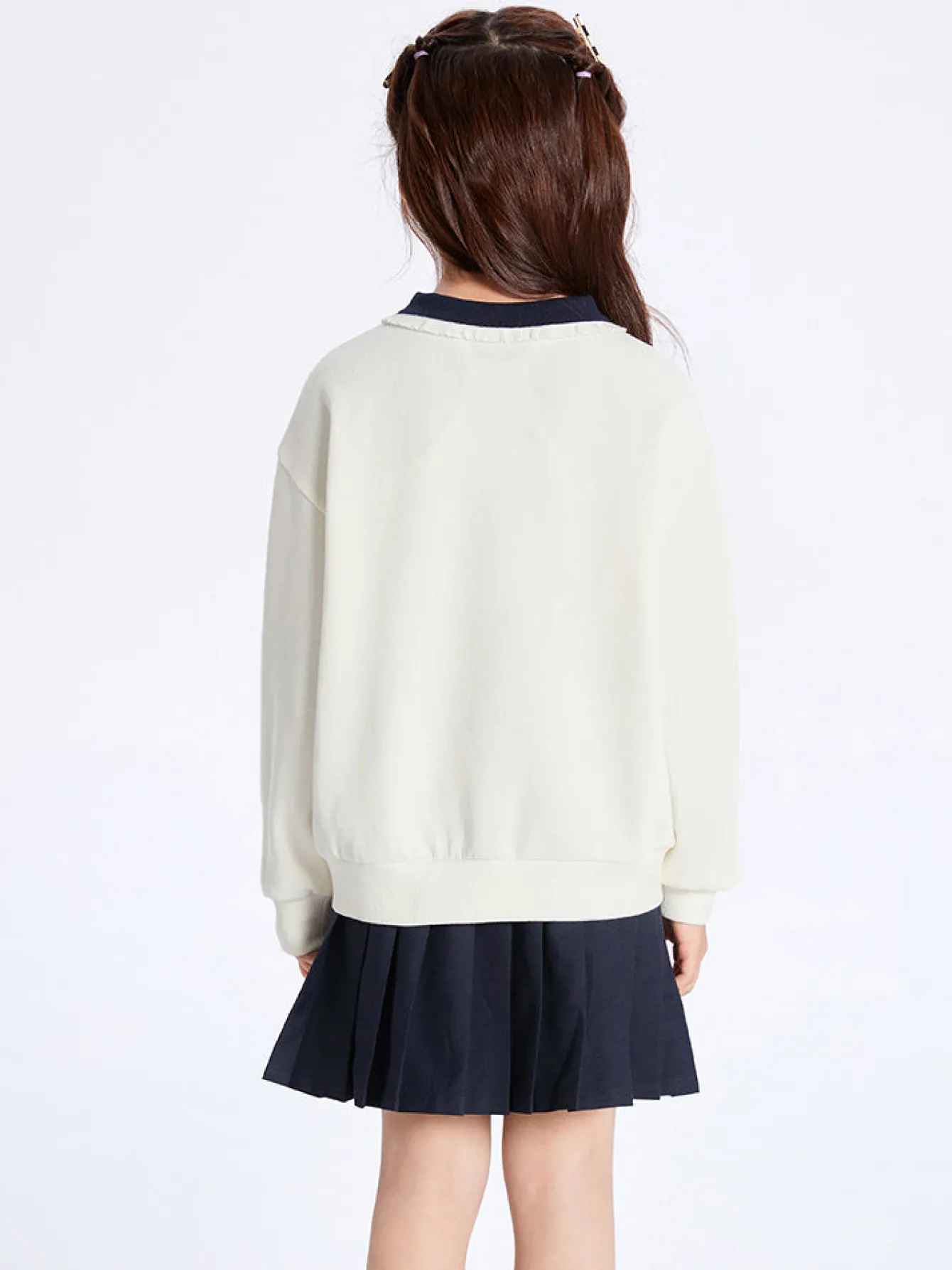 Balabala Toddler Girl Animal Graphic Long Sleeve Knitted Set 2-8 Years Sale