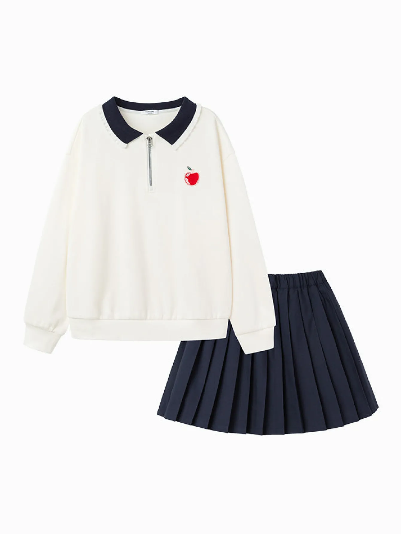 Balabala Toddler Girl Animal Graphic Long Sleeve Knitted Set 2-8 Years Sale