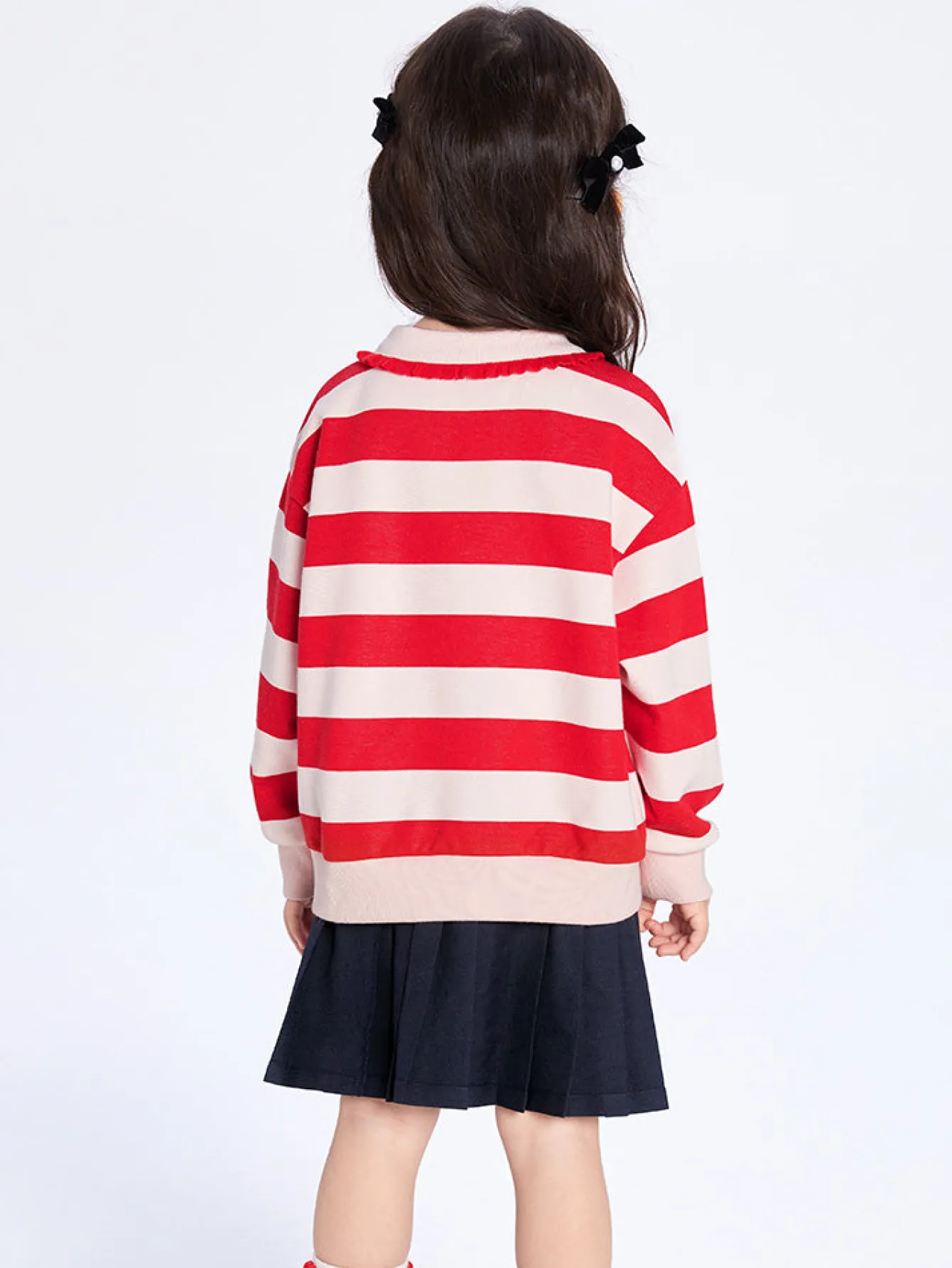 Balabala Toddler Girl Animal Graphic Long Sleeve Knitted Set 2-8 Years Sale