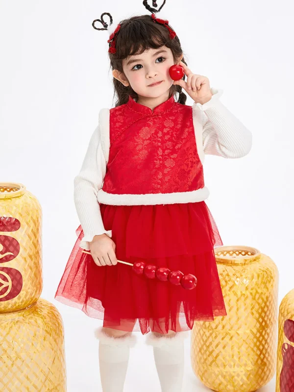 Balabala Toddler Girl Jacquard Woven Dress 2-8 Years Best Sale