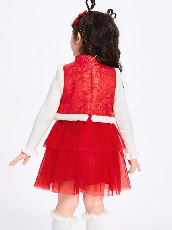 Balabala Toddler Girl Jacquard Woven Dress 2-8 Years Best Sale