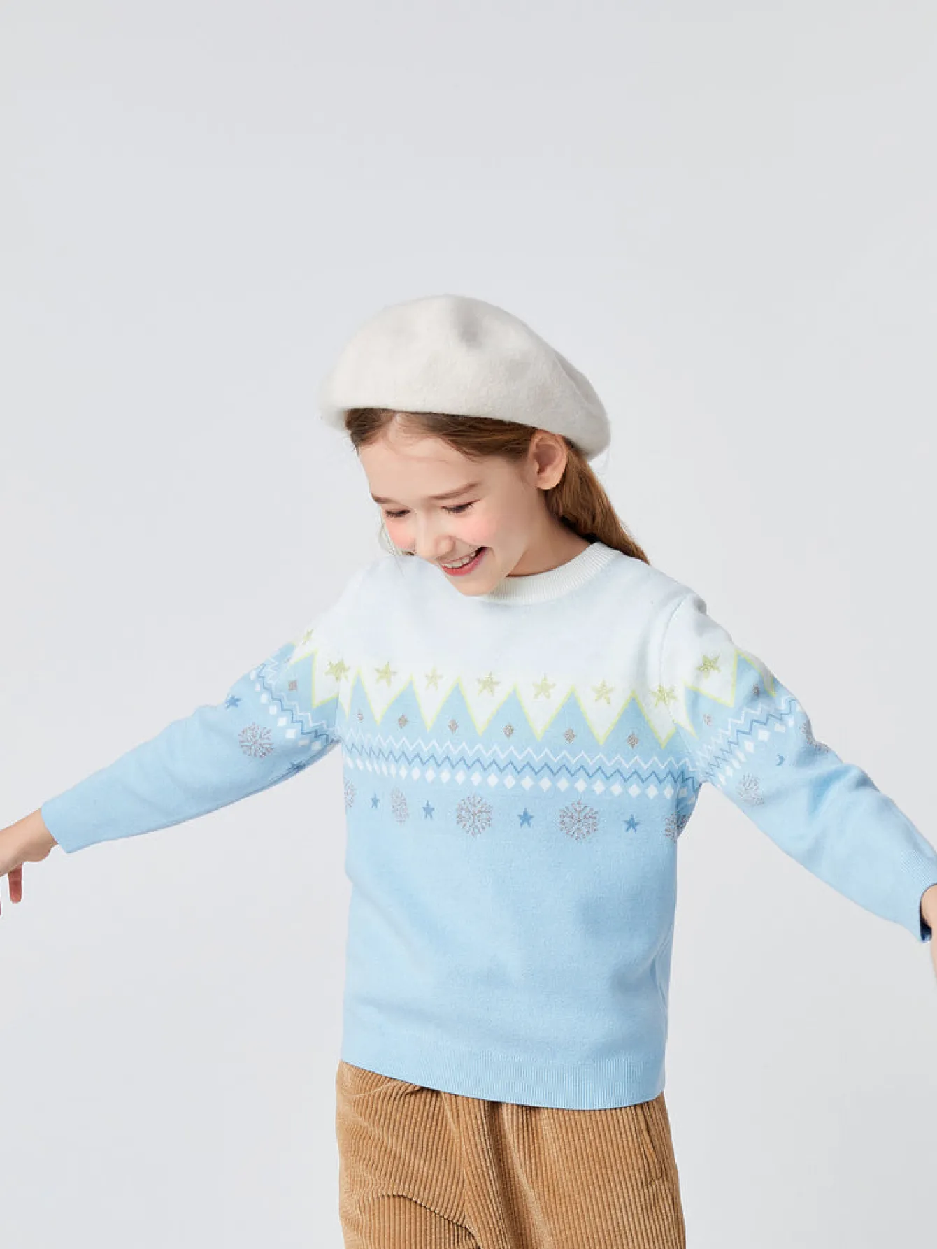 balabala_toddler_girl_sesame_dot_jacquard_crew_neck_long_sleeve_sweater_0.webp Balabala Toddler Girl Sesame Dot Jacquard Crew Neck Long Sleeve Sweater White Hue Clearance